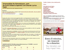Tablet Screenshot of impossibiledadimenticare.com